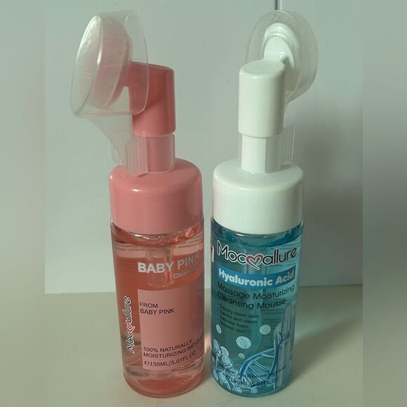 MoCGallure Baby Pink & Blue Cleansing Mousse Set NEW - Picture 4 of 10